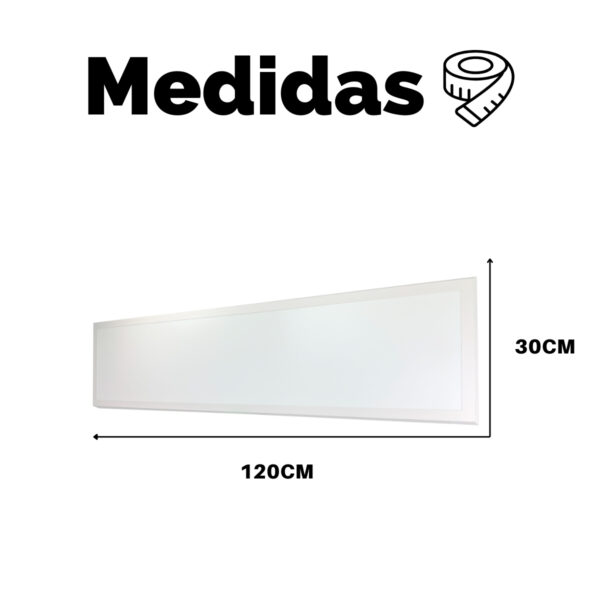 Painel Led 30x120 48w Sobrepor Retangular Luminária - Image 3