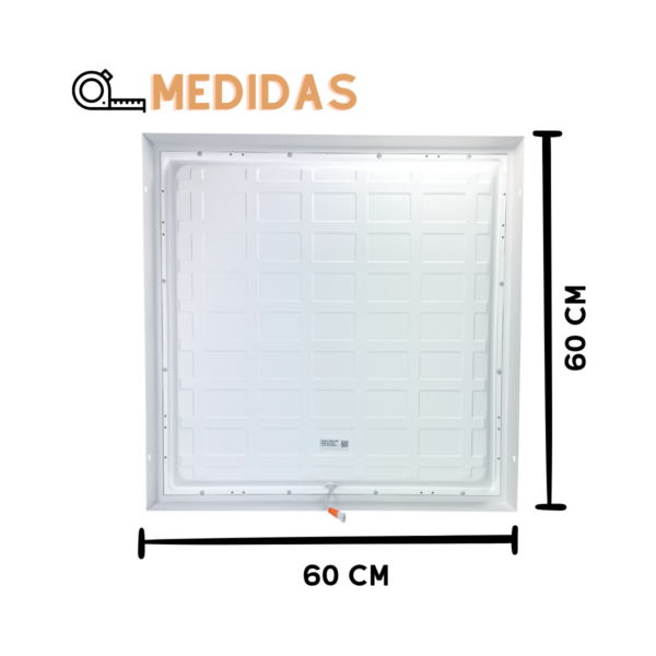 Luminária Painel Led 60x60 48w Sobrepor Quadrado - Image 3