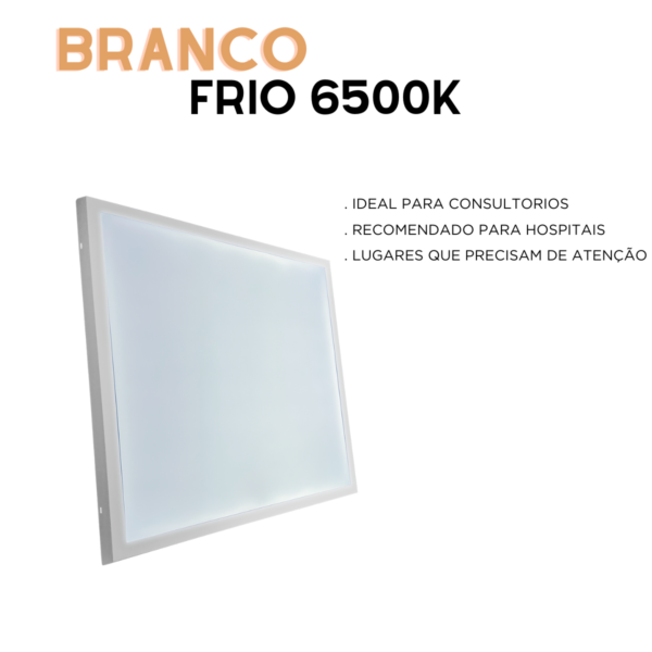 Luminária Painel Led 60x60 48w Sobrepor Quadrado - Image 7