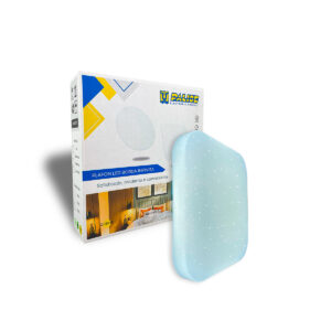 Plafon Led 23X23 18w Sobrepor Quadrado Borda Infinita