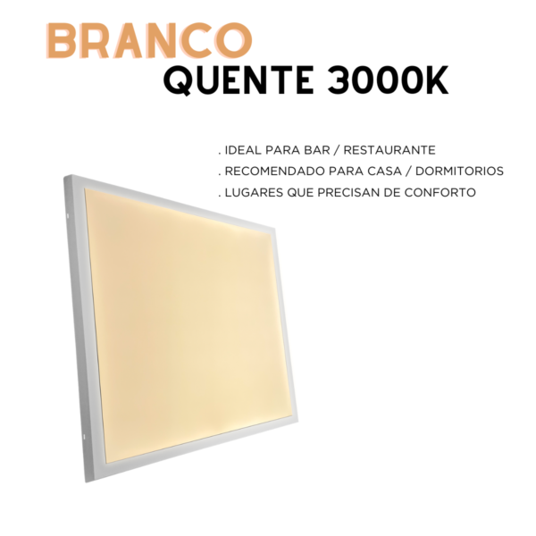 Luminária Painel Led 60x60 48w Sobrepor Quadrado - Image 12